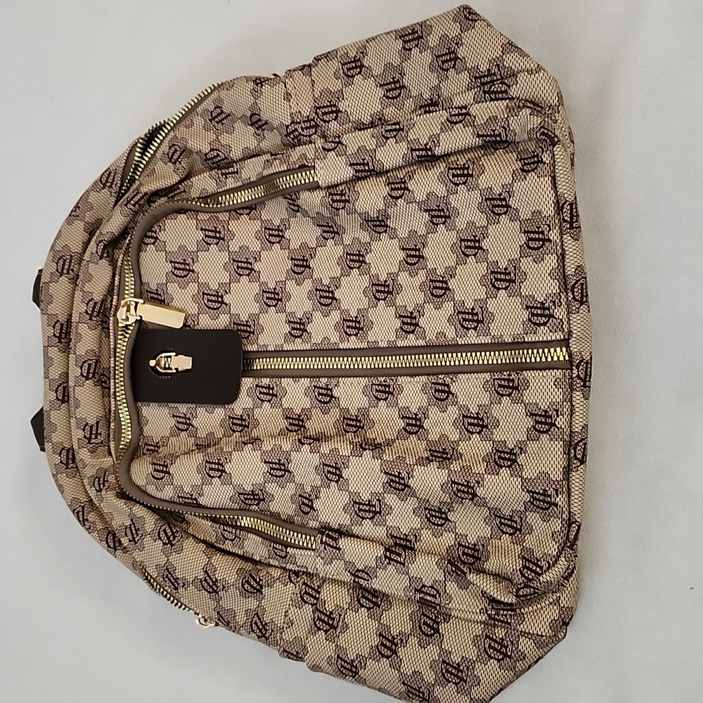 Monogram Multi Compartment Mini Stylish Backpack - image 1